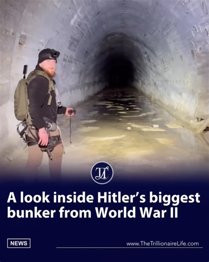 The Trillionaire Life™ on Instagram: "@losthistorie shows a rare glimpse inside one of the largest and most fortified bunkers built during World War II — a structure designed at the height of Hitler’s military ambitions. 🤯 Constructed with immense layers of reinforced concrete, these underground chambers were engineered to withstand bombings, serve as command centers, and protect key operations during the war. Today, the site stands as a somber reminder of a turbulent era, offering histo