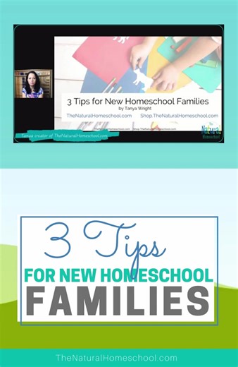 Episode 1: 3 Tips for New Homeschoolers https://www.thenaturalhomeschool.com/3-tips-for-new-homeschooling-families-live-training.html 3 Tips for New Homeschooling Families - Live Training Are you new to homeschooling or are new homeschoolers asking you questions? If you are new to this new way of life, we're here to help! #homeschooling #homeschool #homeschoolfamilies #newtohomeschool | The Natural Homeschool | Facebook