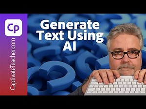 Adobe Captivate 13: How to Generate Text with AI