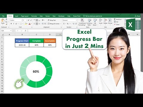 Excel Tutorial: Dynamic Doughnut Chart for Progress Tracking || In just 2 minutes #excel