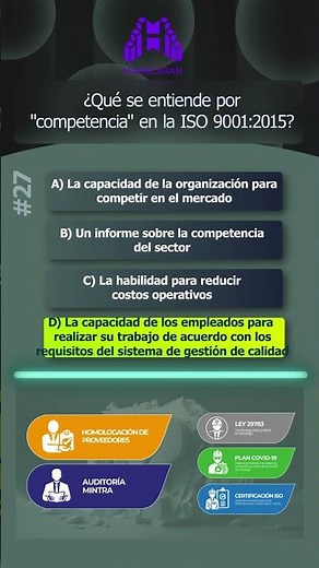 🧠 ISO 9001 Competence: What the standard requires for your staff