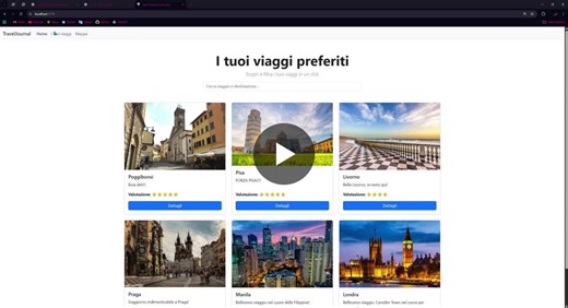 Ciao a tutti, vorrei condividere con voi i progressi del mio progetto Travel Journal ✈️ , un’app web pensata per registrare e organizzare i miei viaggi in modo semplice e intuitivo. Fino a questo… | Dario Miceli