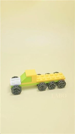 Building a Long LEGO 8-Wheel Truck! 🚛✨ #shorts