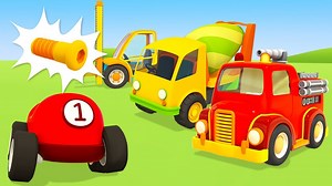 6K views · 41 reactions | Come and watch new Helper Cars cartoons for kids on the KidsFirstTV channel for kids! In a new episode, we will find out which vehicle is missing its part - the cement mixer, the loader, or the fire truck for kids. Find more new episodes in English and play car games for kids. 00:00 - The missing part 06:23 - The quest 11:41 - The cement mixer under the tree 16:34 - The loader in the river 21:06 - The big wheels | Leo the Inquisitive Truck | Facebook