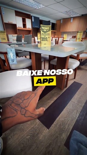 Dora Dining Table 😍🍽️✨ Come to Estrela Móveis Bangu 📍