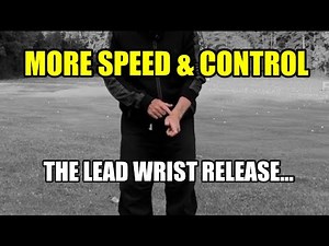 Stop pulling and start releasing with the lead wrist and arm…