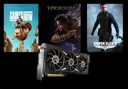 AMD Raise The Game promo bundles Forspoken, Saints Row, and Sniper Elite 5 with select graphics cards