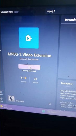 Installing MPEG 2 Video Extension on a Compaq Presario CQ61
