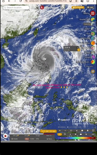 ️ Typhoon Update: Landfall in the Philippines  ️ I'm tracking...