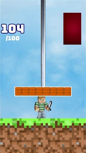 I got this Jump challenge😎🤣#challenge #minecraft