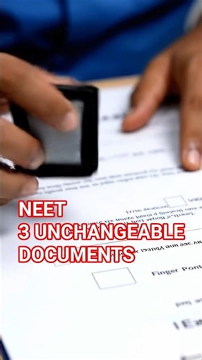 NEET unchangeable documents upload. #shortsvideo.