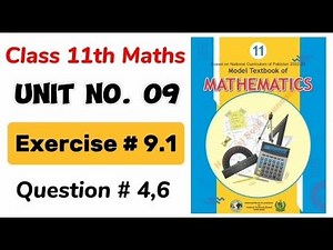 Class 11 Math Exercise 9.1 NBF Ex 9.1 Class 11 federal board FBISE Math National Book foundation