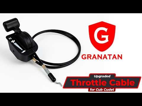 Fix Lawn Mower Throttle Not Working | Cub Cadet Cable Replacement (XT1/XT2)