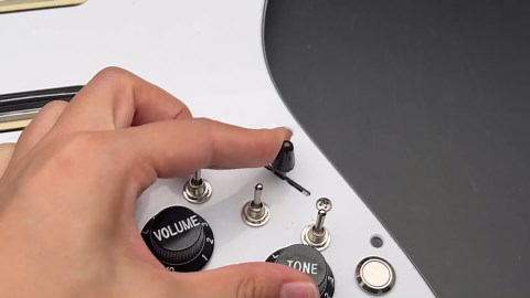 SAPHUE SSH-Coil Splitting Electric Guitar Pickguard Two Mini Humbucker + ONE Humbucker(9K/9K/15K)+Silence Switch Loaded Prewired Scratchplate (White)