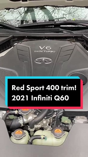 Exploring the Red Sport 400 Trim of the Infiniti Q60