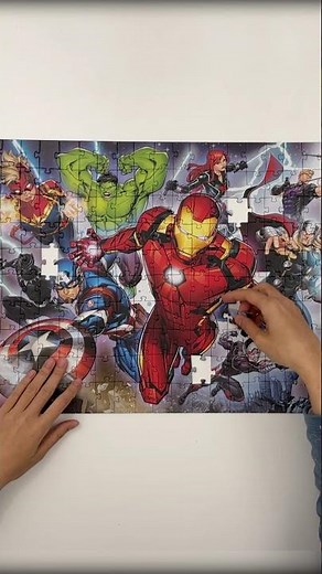 Last Few Pieces — Marvel AVENGERS | 200 Piece Jigsaw Puzzle • No Talking