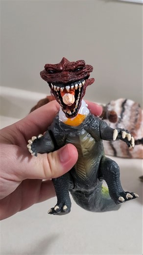 Custom Kitbashed Hellzilla Minilla! カスタム・キットバッシュ版 ヘルジラ・ミニラ！