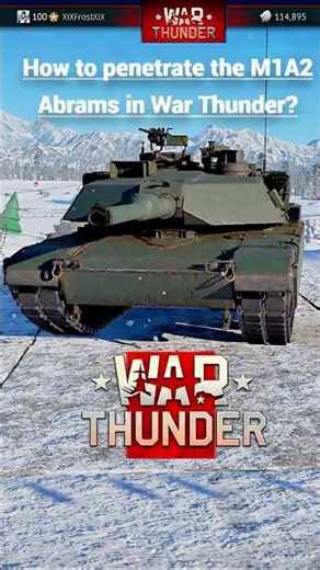 How to penetrate the M1A2 Abrams in War Thunder? #warthunder #warthundershorts #warthundergame