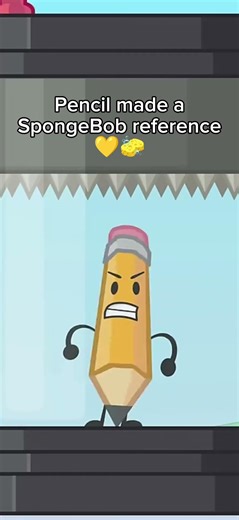 SpongeBob Reference in BFDIA 9 #spongebob #spongebobmemes #bfdia #pencil
