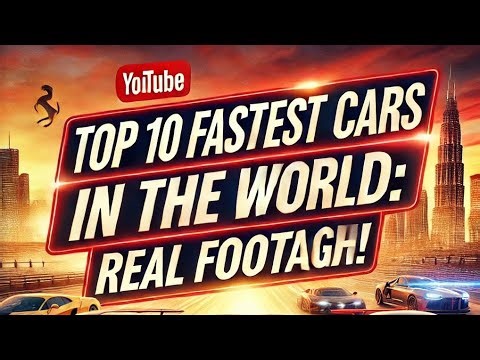 Top 10 Fastest Cars in the World: Real Footage!