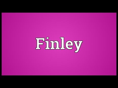 Finley Meaning