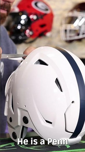 Building a Custom Helmet for Ty the Football Guy! #sportsequipment #footballequipment #sports