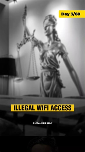 Bina Permission Ke Wifi Connect Karna Illigal? #indianlaw #law #advocate #kanoonkibaat #kanoon #wifi