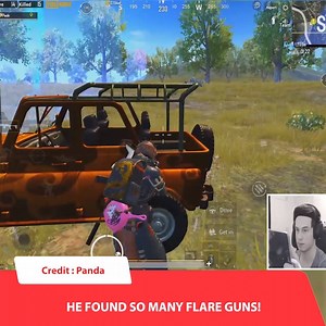 1.6K views · 22 reactions | BEST GAMEPLAY WITH SO MANY FLARE GUNS! Credit : Panda | PUBG Sadcasm | Facebook