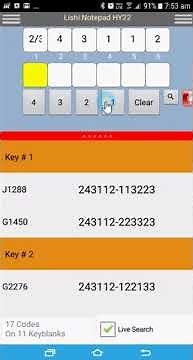 LARA App Decoding Hyundai HY22 Lishi