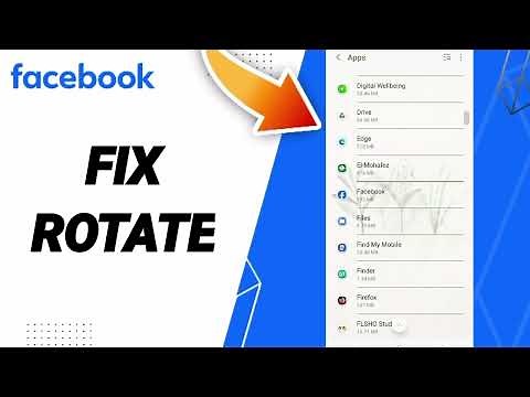 How To Fix Rotate On Facebook App 2025