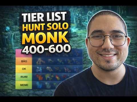 AS MELHORES HUNTS SOLO pra MONK (400–600) – Tier List do Alytreta