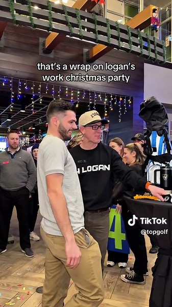 Logan's Memorable Work Christmas Party at Top Golf