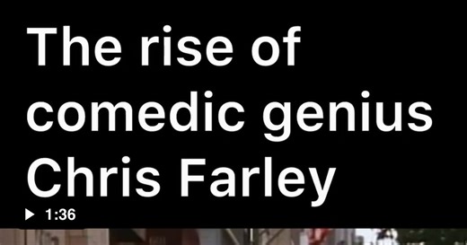 Chris Farley's audition for SNL was legendary. He didn't need impressions, just pure comedic genius to get in - Video