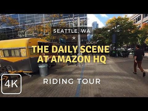 Let's Explore Amazon Headquarters @ South Lake Union, Downtown Seattle