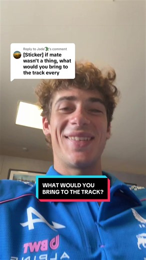 Replying to @Jade🐊 what would you bring to the track? 🤔 #f1 #alpinef1