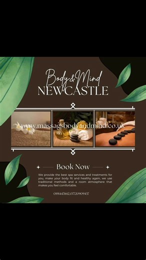 📍20a nun street, Newcastle upon Tyne NE1 5AQ Appointment available from 10am to 8pm And our treatments start from £30 For more information please contact ☎️01914471612 📱07720909437Or visit our website for more details www.massagebodyandmind.co.uk #newcastlemassageuk #newcastlecitycentre #massagenewcastle #massagebenefits | Body & Mind Massage Therapy