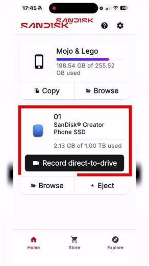 SanDisk Creator Phone SSD - iPhone Backup File ง่ายๆกับแอพฯ Memory Zone #sandisk #sandiskcreator