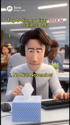 Top 5 disney pixar sora ai trailers pt.13 #shortsfeed #funny #sora2 #movie #viral