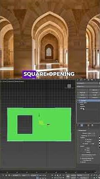 How to create the modeling of Arches in 3DS MAX EASILY!