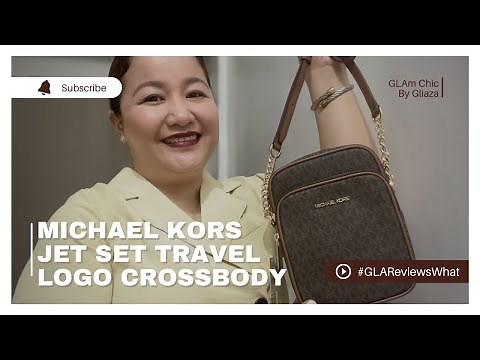 #BagReview: Michael Kors Jet Set Travel Medium Logo Crossbody Bag in Brown Signature