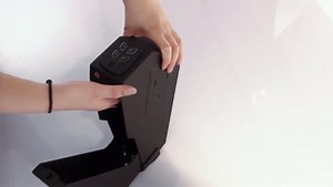 VEVOR Mounted Gun Safe for Pistols, Biometric Gun Safe with Three Quick Access Ways of Fingerprints, Passwords and Keys, Handgun Safe for 1 Pistol for Home, Bedside, Nightstand, Wall
