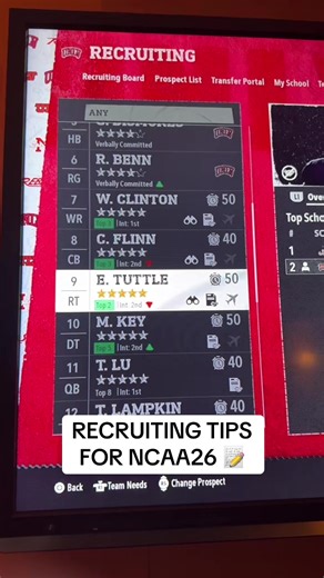 #unlvdynasty #ncaa26gameplay #cfbdynasty #ncaa26 | recruiting tips in ncaa 26
