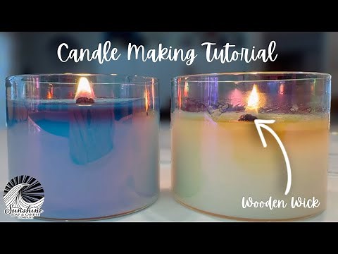 How To Make Wooden Wick Candles (The Strongest Smelling Candle I Have Ever Made)! #candlemaking