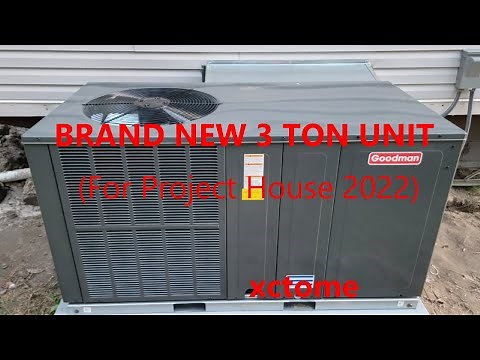 BRAND NEW 3 TON GOODMAN GPHH3 2023 3 TON PACKAGE HEAT PUMP