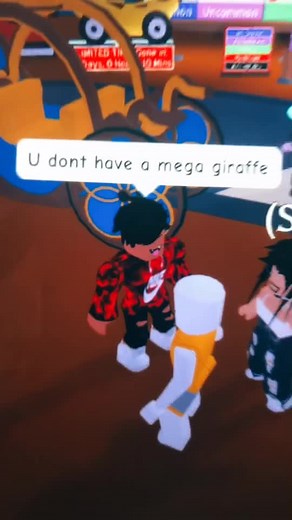 He fully judged me! How rude #fyp #robloxadoptme #blowup #viral #roleplay #sad #megagiraffe #scammer