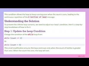 Preventing Infinite Loops in JavaScript: The 99 Bottles Challenge Explained
