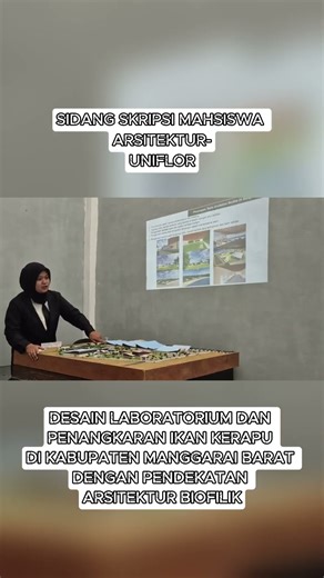SIDANG SKRIPSI PROGRAM STUDI ARSITEKTUR-UNIFLOR