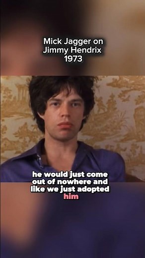 Mick Jagger talks about Jimi Hendrix - 1973