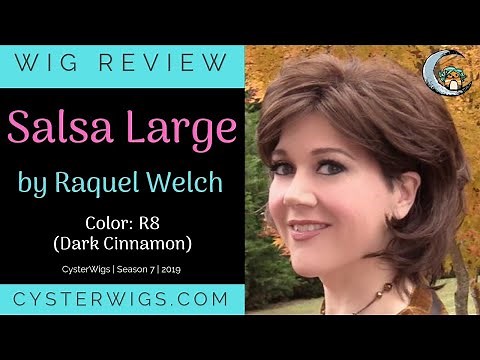 CysterWigs Wig Review: Salsa Large by Raquel Welch, Color: R8 (Dark Cinnamon) [S7E1088 2019]