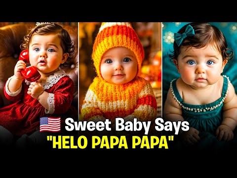"Hello Papa!” Cutest Talking Baby Moment Ever 👶❤️ | Must-See Family Reactions 2025